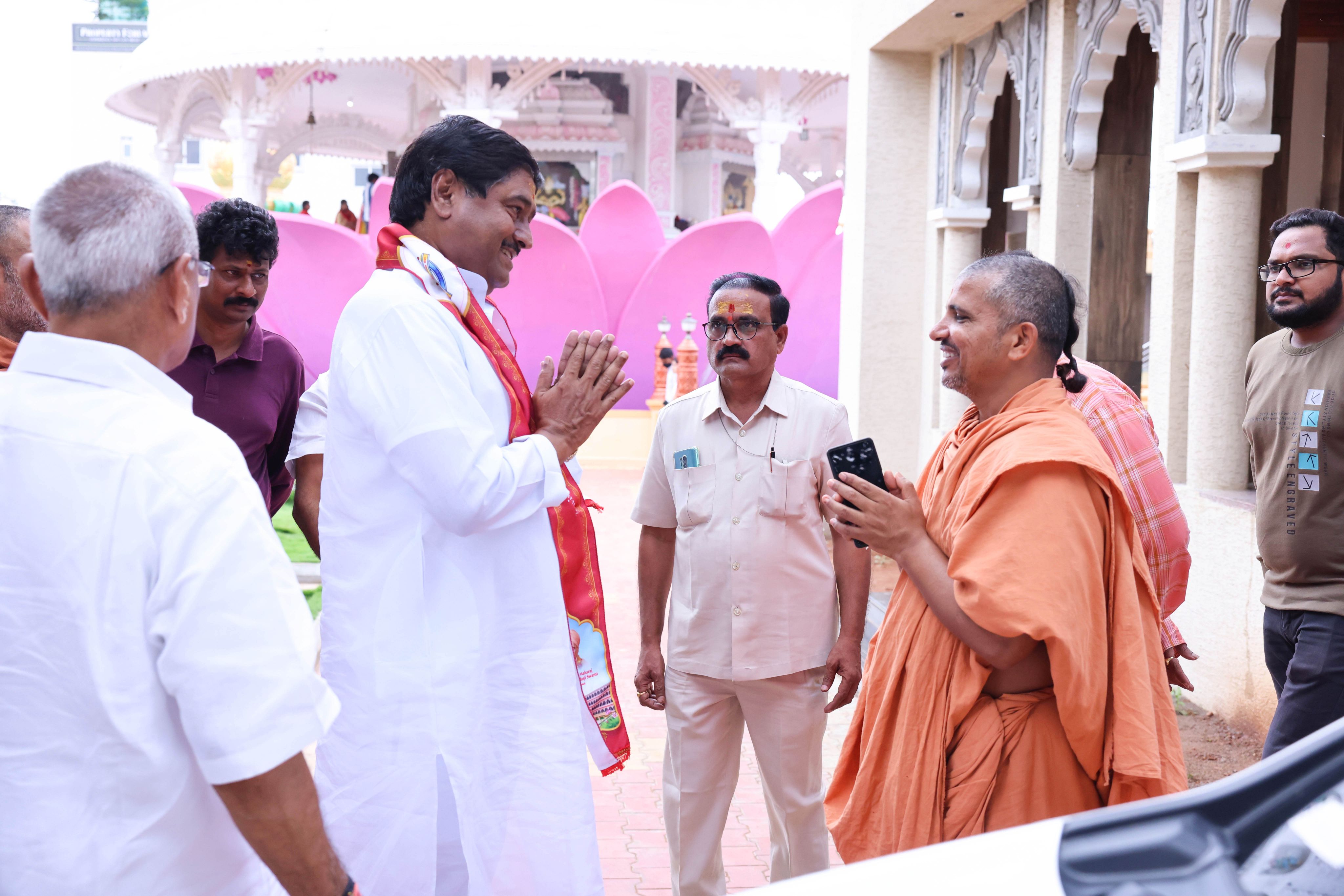 Rajkot Gurukul Visit of Dharmana Prasad Rao Garu (Minister of Revenue