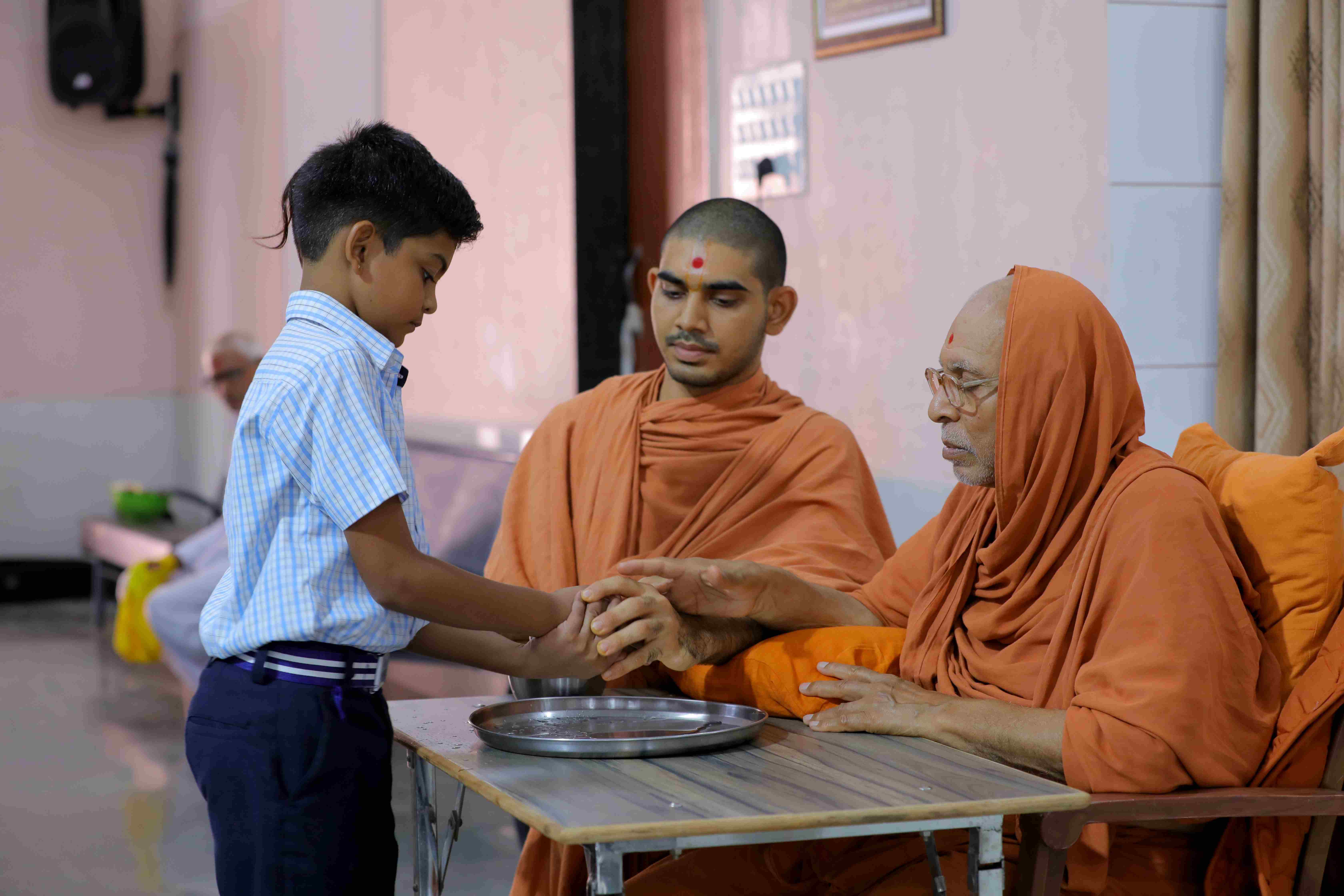 Pu. Gurumaharaj Visits at Tramba Gurukul | Swaminarayan Gurukul Rajkot ...